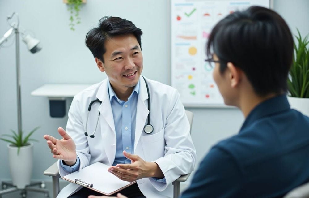 Ngoài việc hiểu biết muốn tinh trùng khỏe kiêng ăn gì, người bệnh cũng nên tham khảo ý kiến bác sĩ để chủ động cải thiện tình trạng này.
