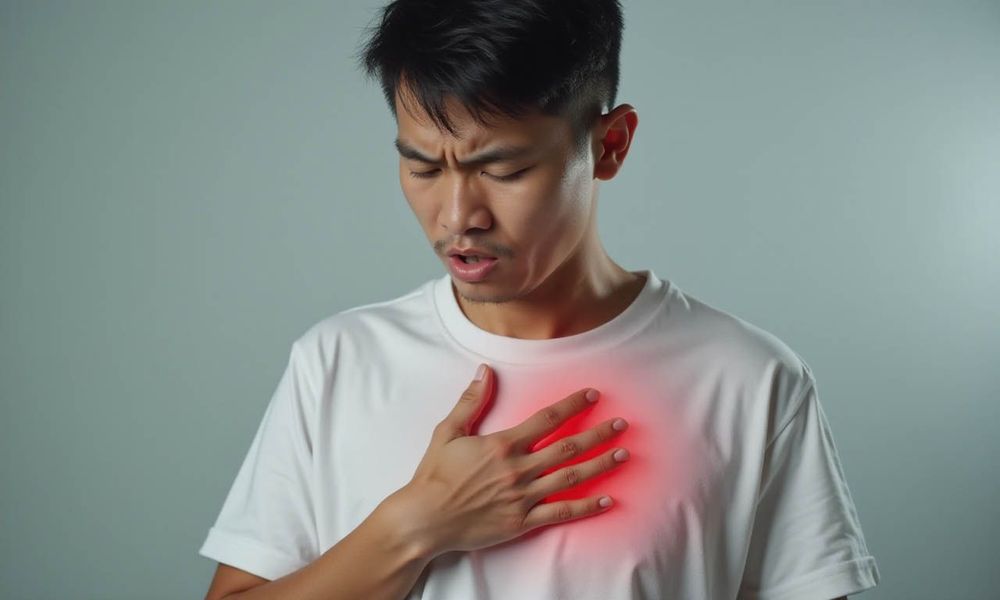Người mắc viêm thực quản trào ngược độ A thường xuất hiện ợ nóng, ợ chua.
