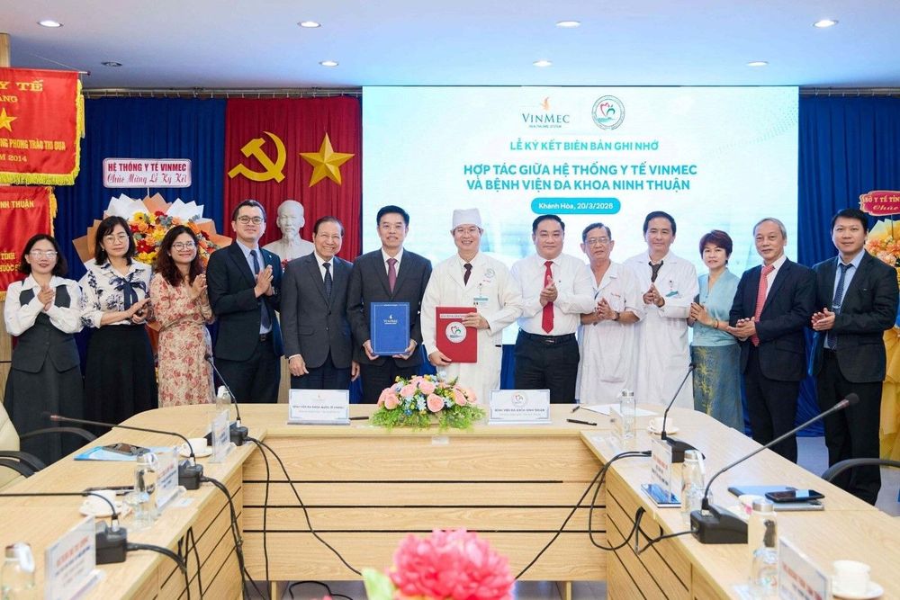 Hệ thống Y tế Vinmec ký kết bản ghi nhớ hợp tác với Bệnh viện Đa khoa Ninh Thuận