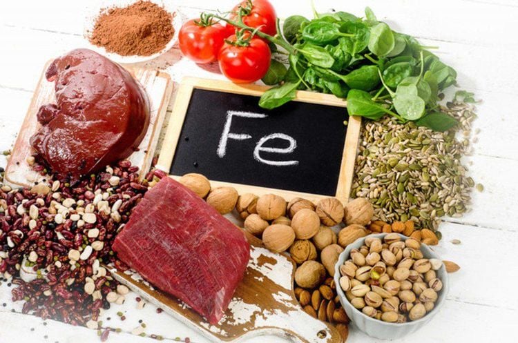 Supplementing iron-rich foods helps improve the health and development needs of the fetus.
