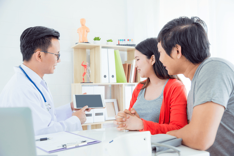 Both husband and wife should have their reproductive health checked 3-5 months before getting pregnant.