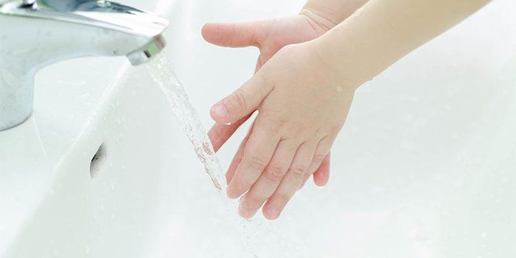 Teach children how to wash hands properly to prevent worm infection