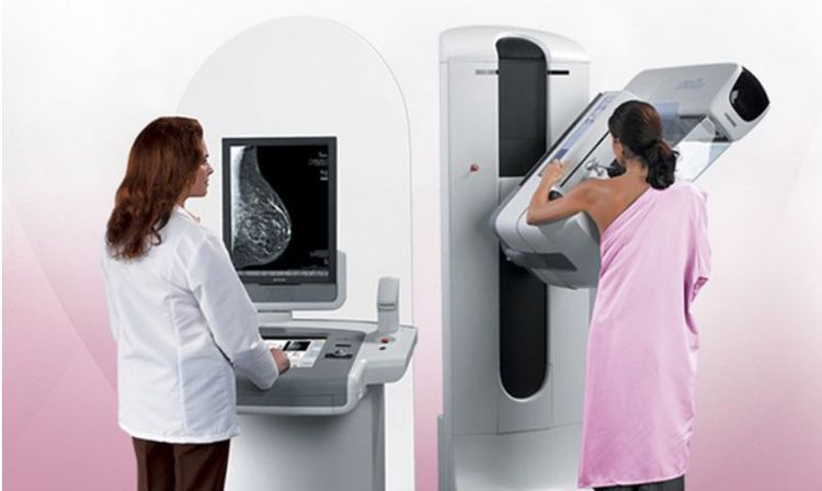 X-quang vú cho phép chẩn đoán hình ảnh về ung thư vú