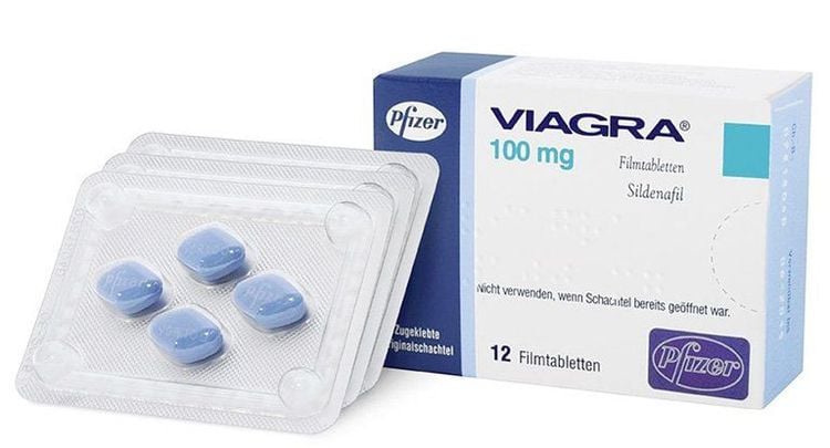 Viagra (active ingredient: Sildenafil) is a distinctive blue-green, diamond-shaped tablet