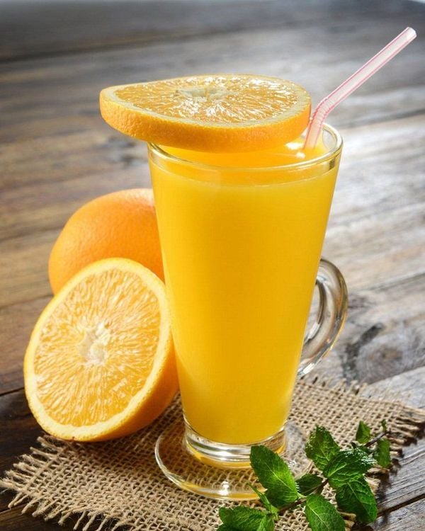 Orange juice is beneficial in supporting the treatment of mumps.