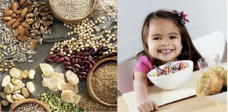 
Ngũ cốc cho trẻ cung cấp chất bột giúp chuyển hóa năng lượng để trẻ hoạt động
