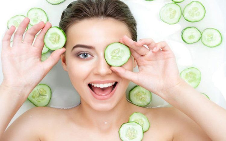 Thành phần dinh dưỡng trong dưa chuột giúp ngăn ngừa nếp nhăn và chống lão hóa da hiệu quả