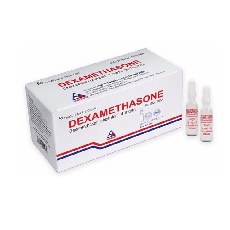 Thuốc dexamethasone 4mg/ml dạng thuốc tiêm