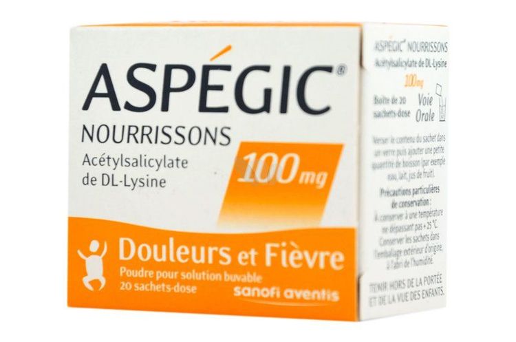 The patient should take Aspegic 100mg following the instructions