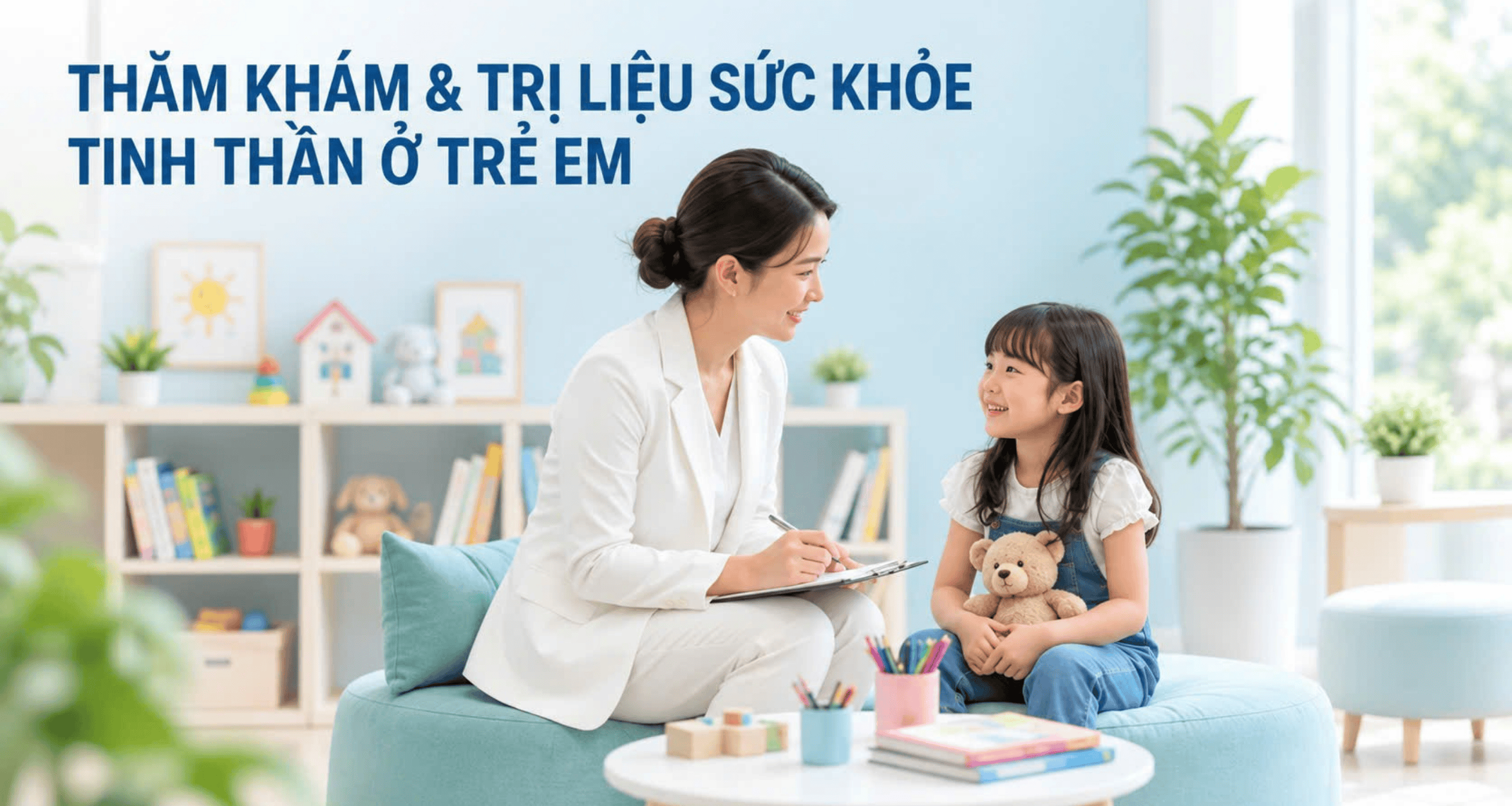 Thăm khám sức khoẻ tinh thần cho trẻ em - vị thành niên