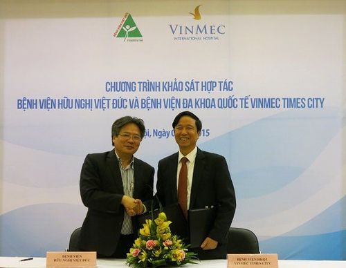 Bệnh viện Việt Đức khảo sát chuẩn bị hợp tác với Bệnh viện Đa khoa Quốc tế Vinmec Times City