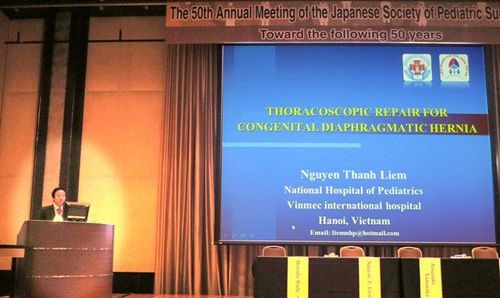 GS.TS Nguyễn Thanh Liêm tham dự Hội nghị Phẫu thuật Nhi Nhật Bản