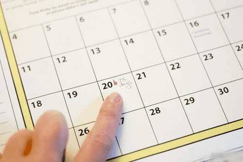 Intrauterine device removal should be done near the end of the menstrual period