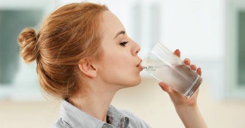 Drink plenty of water to provide enough water for the body