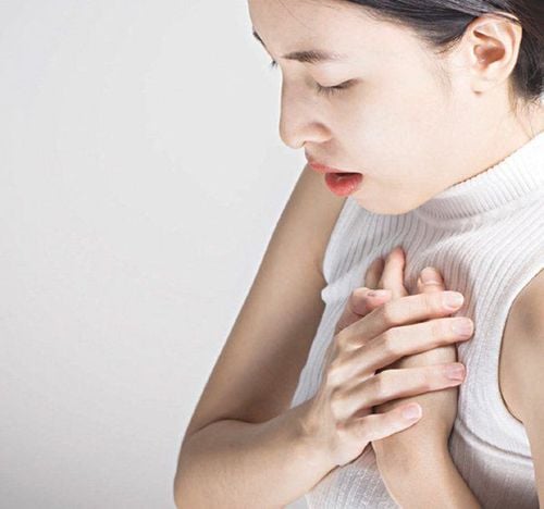 The autonomic nervous system is disturbed, causing the patient to have sharp pain in the heart area
