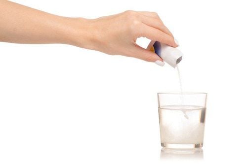 You should use cool, boiled water to mix oresol; do not use mineral water