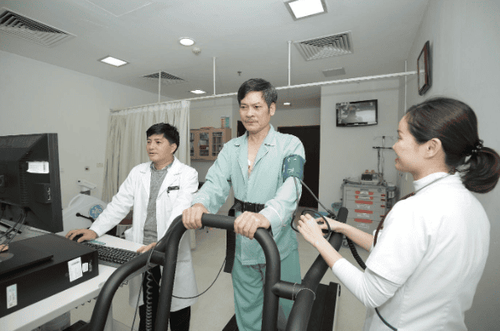 Hình 2: Gắng sức bằng thảm lăn