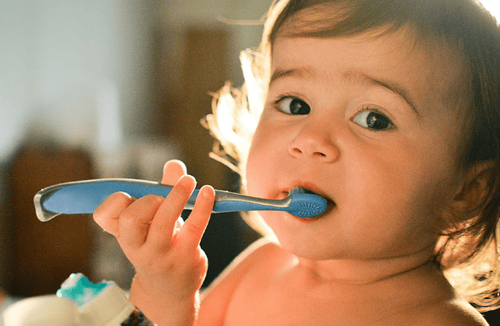 Khi trẻ em 27 tháng tuổi, cha mẹ có thể tập cho trẻ tự đánh răng