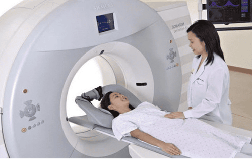 Computed tomography (CT) has lower resolution and accuracy than MRI.

