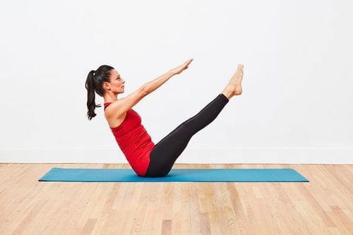 V-Sit is a movement that affects many abdominal muscles

