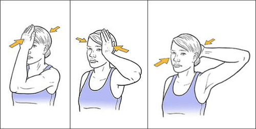 Neck squeeze exercise