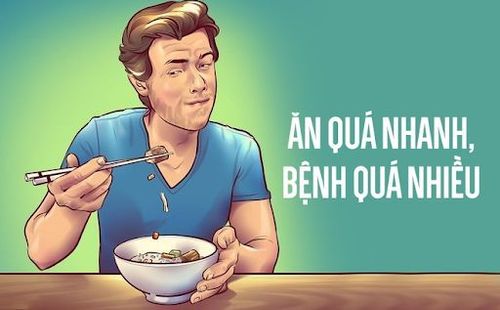 Rapid eating can lead to increased risk of multiple diseases.
