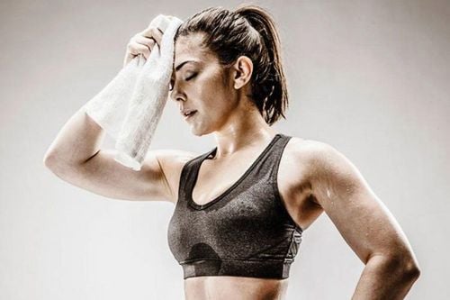 You may lose weight when sweating?