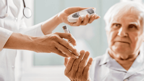 Diabetes can be the cause of leg edema in the elderly