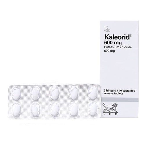 What is Kaleorid 600mg? This medication is commonly used to treat patients with potassium deficiency.