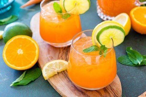 Does drinking orange juice thin the endometrial lining?