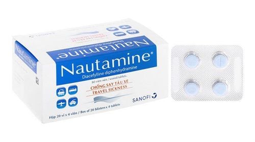 Does taking the anti-nausea medication Nautamine cause excessive drowsiness?