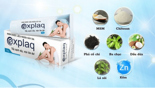 Thành phần kem bôi dược liệu Explaq