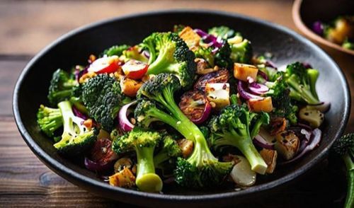 Salad Tabbouleh bông cải xanh nướng cung cấp chất xơ, vitamin K và protein