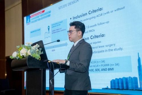 Bác sĩ nội trú VinUni báo cáo nghiên cứu tại Hội nghị