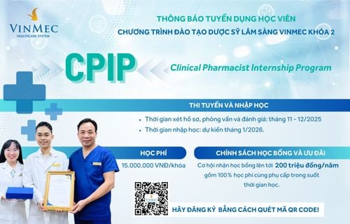 Vinmec mở đơn đăng ký Chương trình Đào tạo Dược sĩ Lâm sàng khóa 2 – CPIP