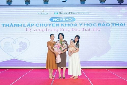 Phép màu từ y học bào thai tại Vinmec: ThS.BS Đinh Thị Hiền Lê cứu sống cặp song thai mắc hội chứng truyền máu hiếm gặp