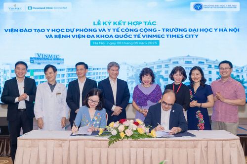 Vinmec Times City hợp tác chiến lược với Viện Đào tạo Y học Dự phòng & Y tế Công cộng – Trường Đại học Y Hà Nội