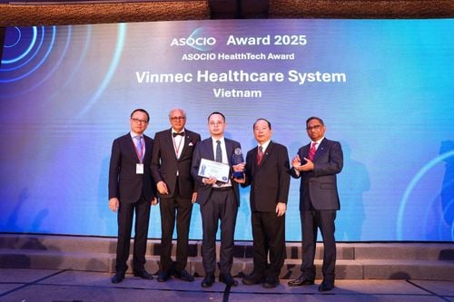 Vinmec - Đại diện Việt Nam được vinh danh tại ASOCIO 2025 với hạng mục Công nghệ số